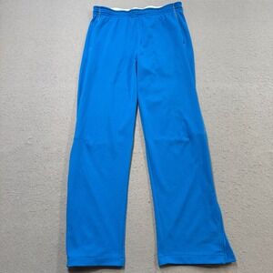 Kappa Track Pants Men's Large Blue Ankle Zip Loose Athletic Training Sportswear